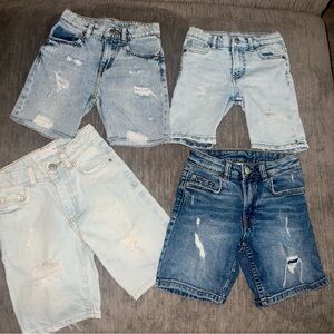 Zara Kids Denim Shorts Set - Light and Dark Blue